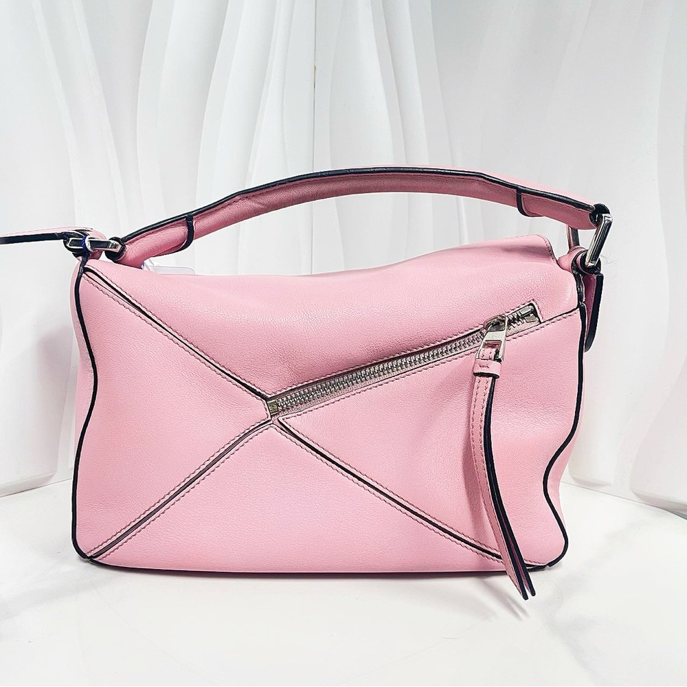 Loewe Pink Leather Puzzle Bag - Picture 2 of 10